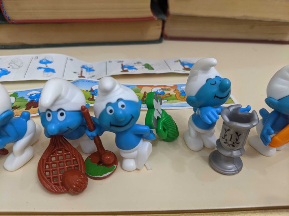 Киндер сюрприз Смурфики коллекция 2001 год
