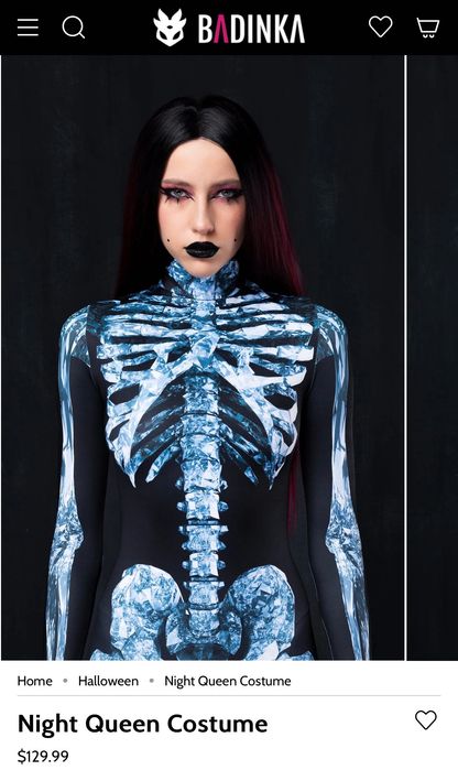 Night queen костюм за Хелоуин BADINKA , размер M