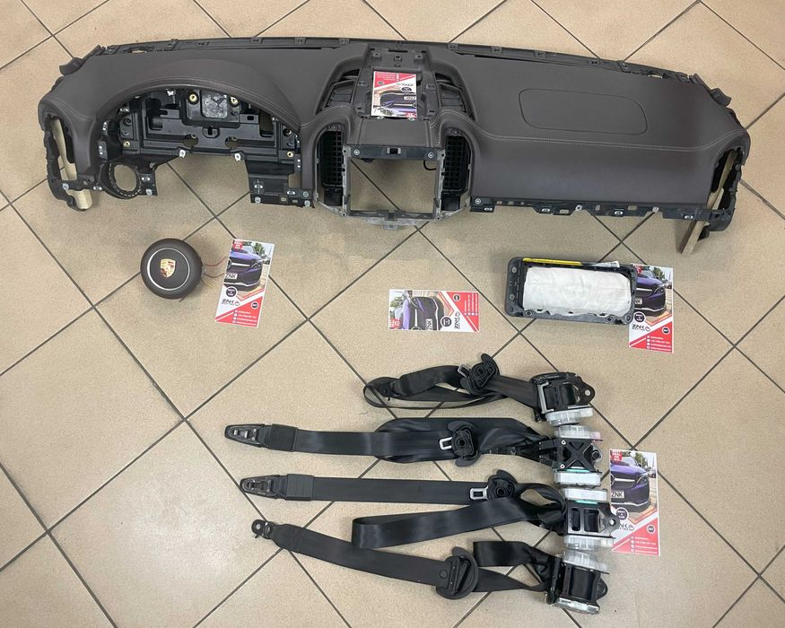 Porsche Cayenne 7p kit airbag volan pasager plansa de bord - MARO