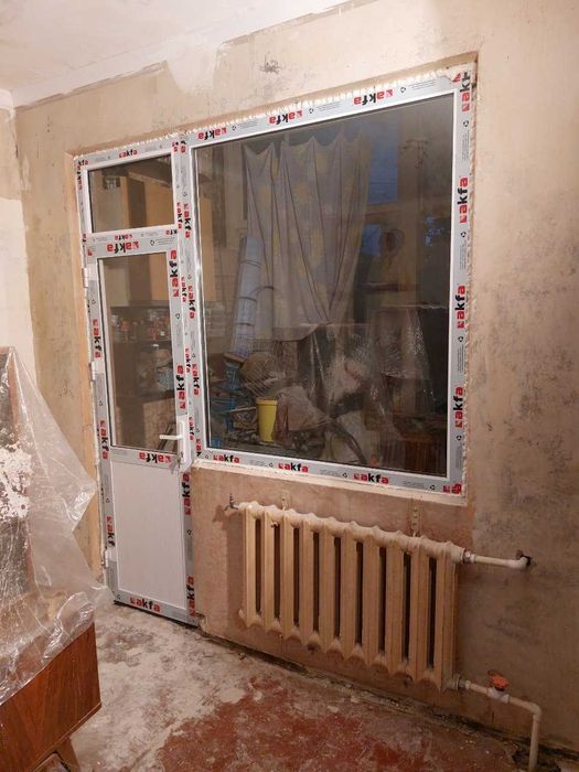 Пластиковые термо окна, двери, витражи, перегородки. Цена за 1 кв.м.