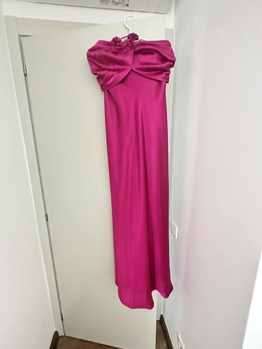 Официална дамска дълга рокля за коктейл или повод -сватба