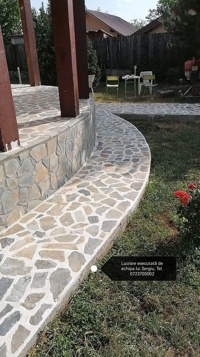 Piatră naturală de munte de Grecia.