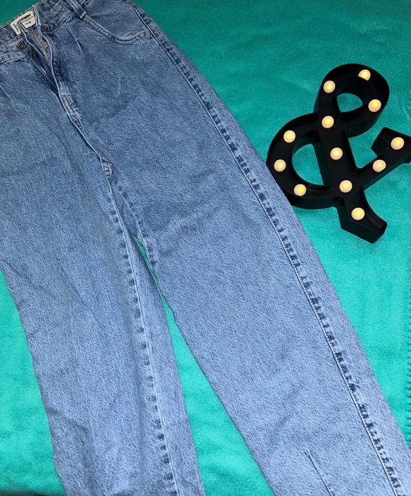 Широки изчистени дънки