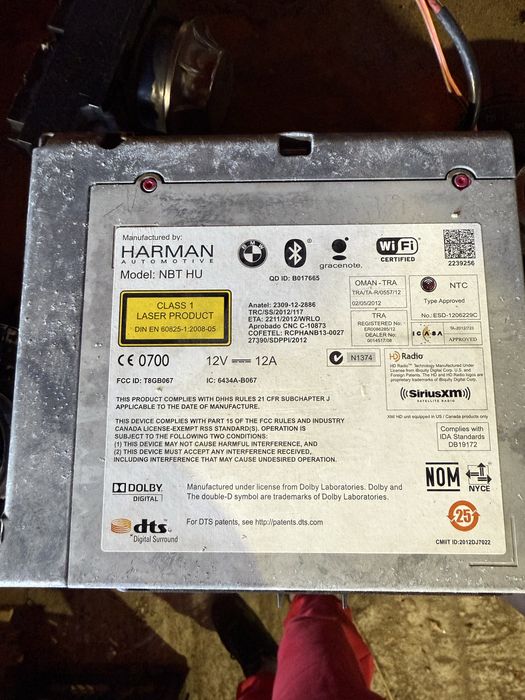 Навигация комплект Бмв Ф30 Ф31 Bmw F30 F31 NBT