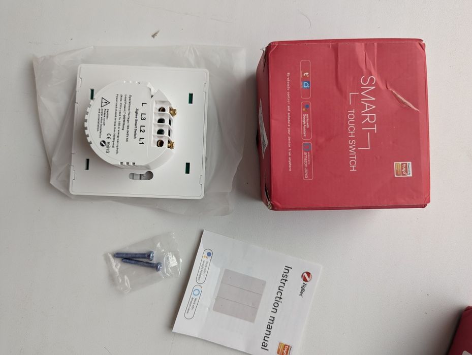 Умные выключатели tuya Smart (zigbee) без нейтральей