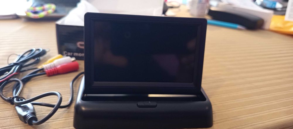 Монитор Color TFT-LCD Car Vision, MM-01, 4.3” сгъваем, 2 видео входа, Резолюция 480 x 272