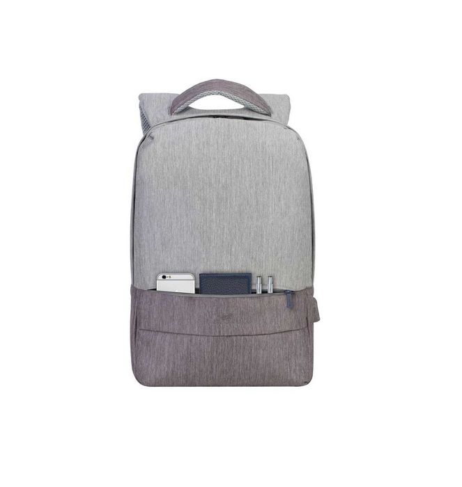 ^Рюкзак RIVACASE 7562 grey/mocha 15.6"" anti-theft Laptop backpack