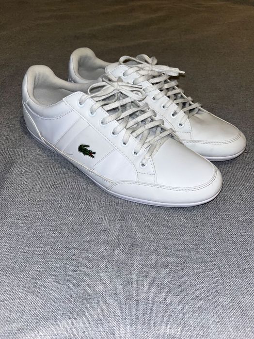 Бели маратонки Lacoste, размер 43 – Много добро състояние