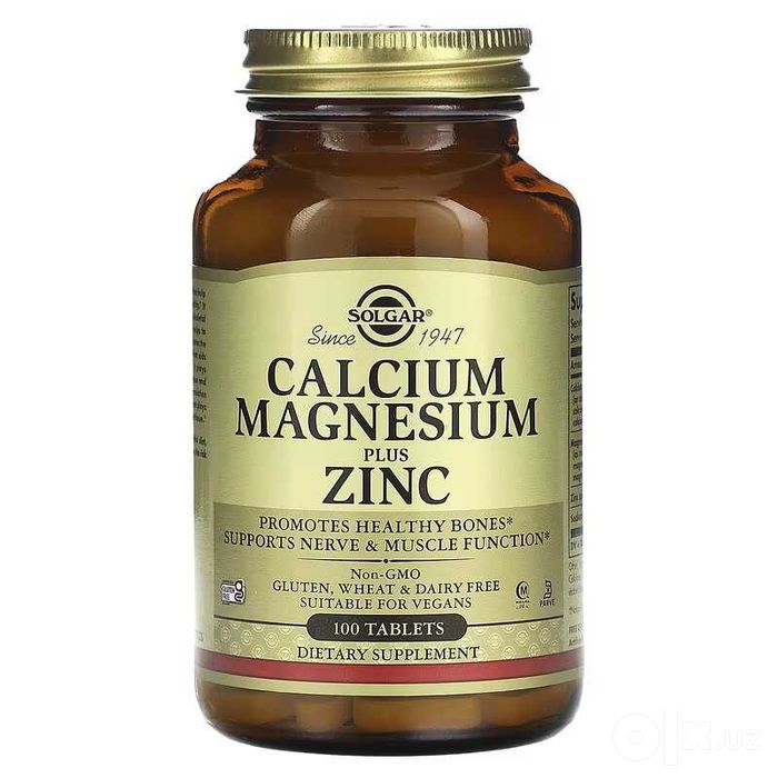 Solgar кальций магний цинк Calcium Magnesium Zinc калций kalsiy