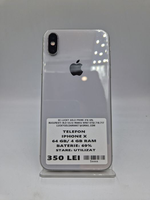 Iphone X 64GB / 4GB RAM 69% Baterie Garantie #54444