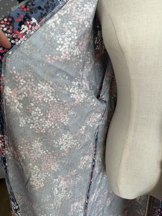 Вискозный халат-кимоно