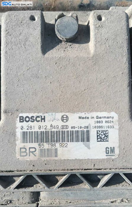ECU Calculator Motor Opel Zafira B 1.9 CDTI Z19DTH 2005 - 2015 Cod 55198922 0281012549 [M9067]
