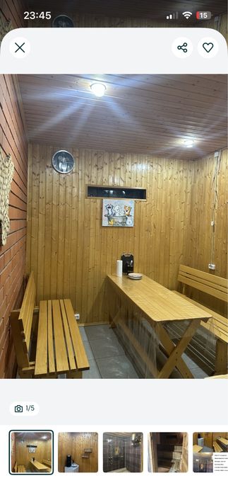 Баня на дровах, береза