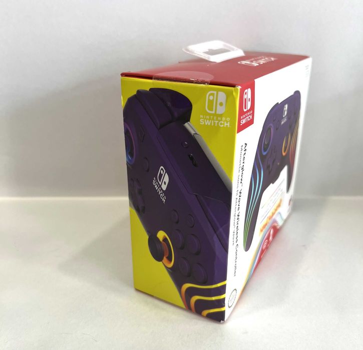 Manetă Nintendo Switch wi-fi, PDP Afterglow Wave, NOUĂ/Sigilată!