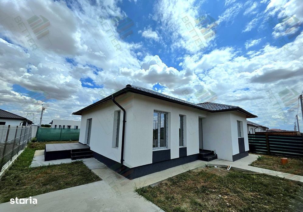 Casa Parter Individuala + Pod Comuna Berceni - 3 camere - 2 Bai