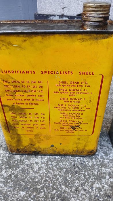 Ретро Кутии масло Shell колекция