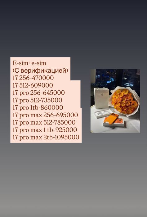 Iphone 17 pro max 1 tb оригинал с гарантией