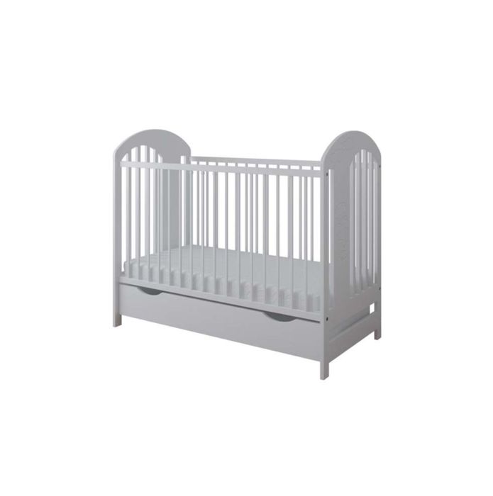 Детска дървена кошара, легло 120х60 + матрак + протектор за матрак