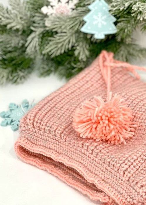 Зимняя детская шапка