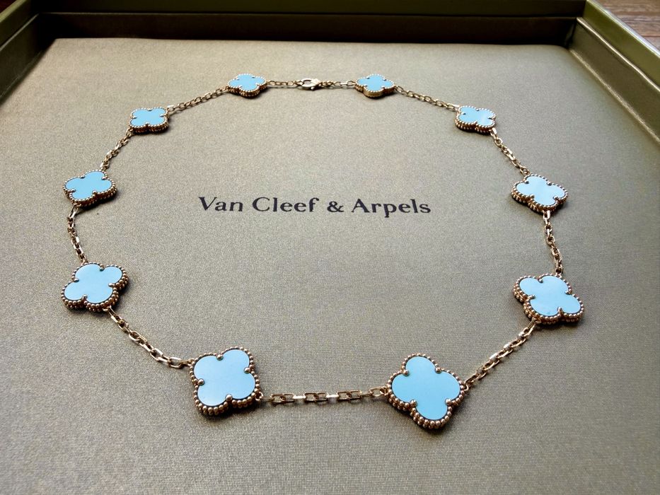 Van Cleef  Alhambra Turquoise 18k