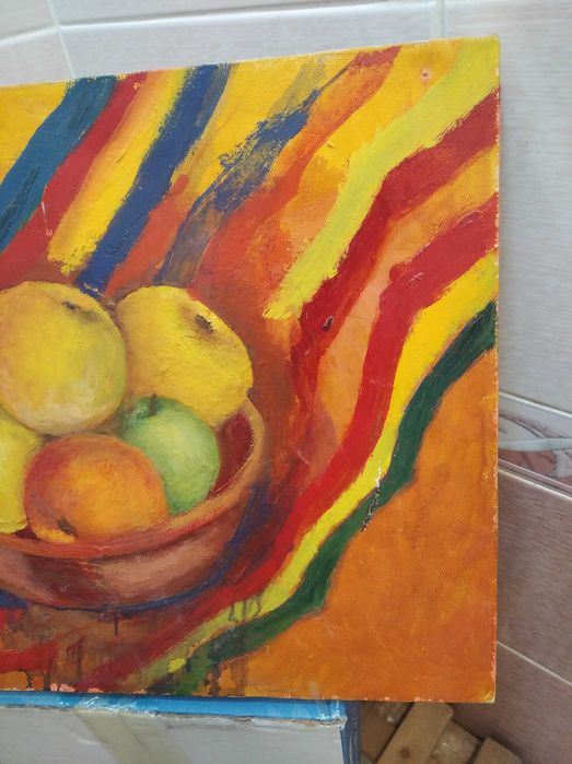 Картина маслом. Фрукты.