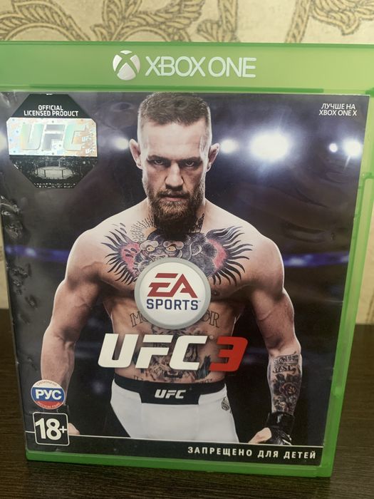 Диск с игрой UFC3 на XBOX ONE