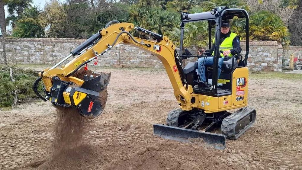 Cupa de sortare pentru excavatoare