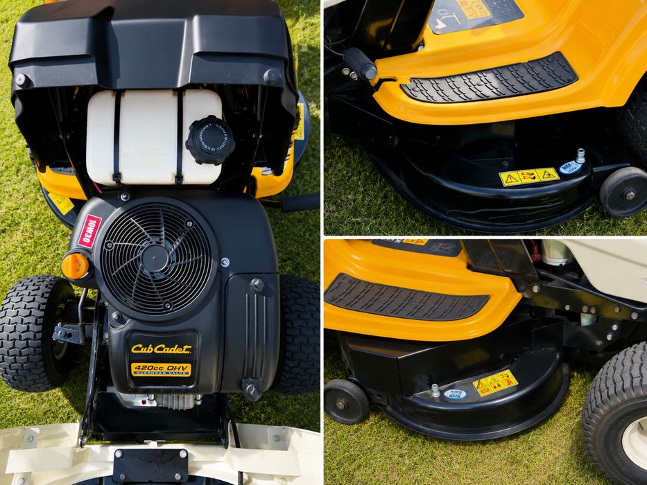 Tractoraș de tuns iarba/gazon  Cub Cadet CC 714 TE 2018 / cu Coș pentru iarbă / 420cc / 15 cai /Recent adus !