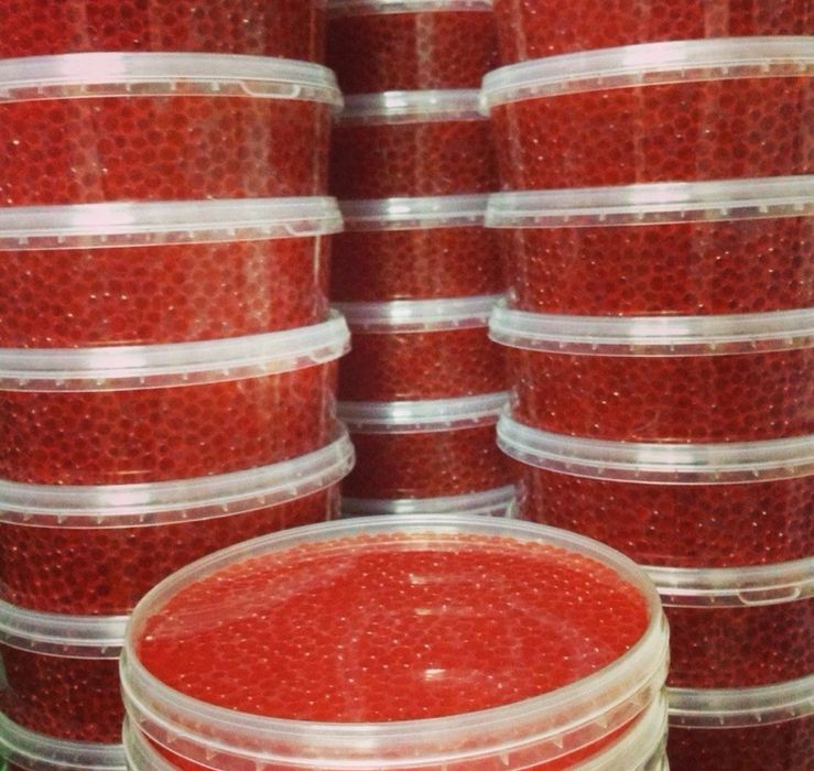 Black and red caviar. Premium!