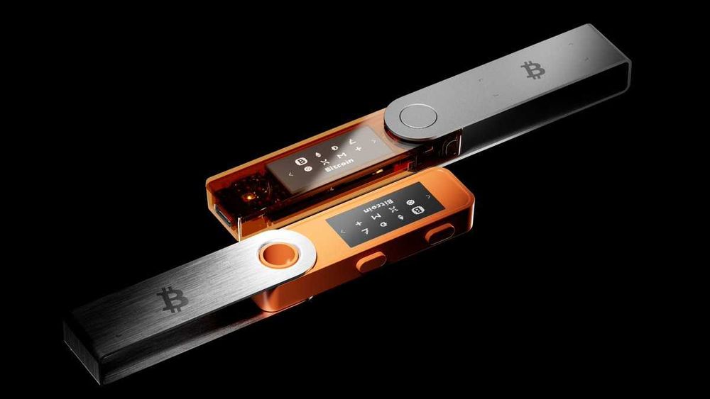 Ledger Nano X BTC Orange, hardware wallet crypto, stare perfecta