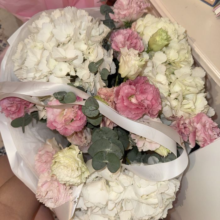 Букет! Гортензии, Эустома ЦВЕТЫ