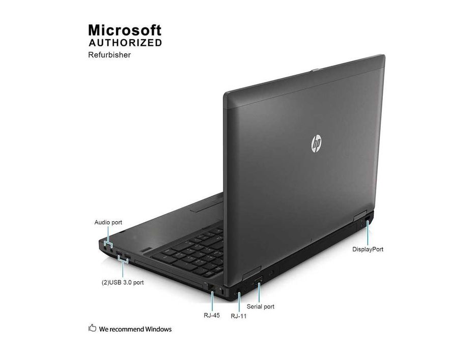 Лаптоп HP 6570B I3-2370M 8GB 128GB SSD с до 24 МЕСЕЦА ГАРАНЦИЯ и Windows 11 PRO