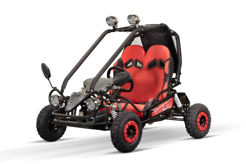 Buggy electric pentru 2 copii NITRO Gokart Hunt 650W 36V 20Ah black