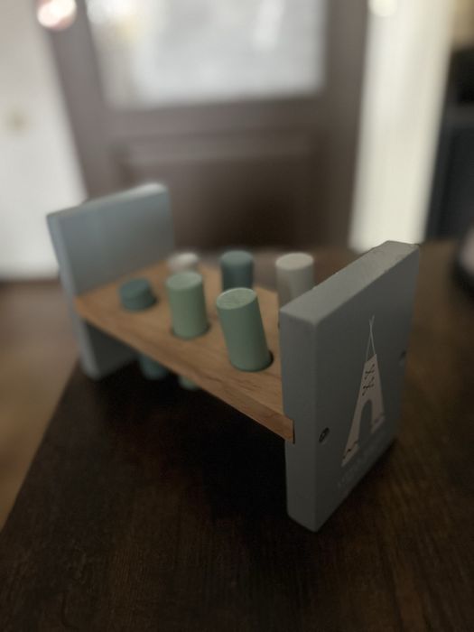 Дървени играчки за деца 0-3 г.