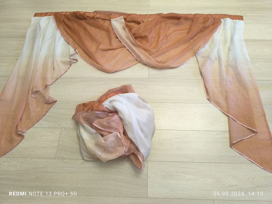 Тюли по 190 ширина 2шт