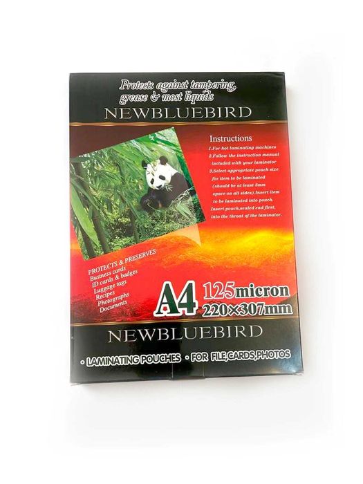 Пленка для ламинации бумаги, 125 мк, формат - А4 / 100 шт