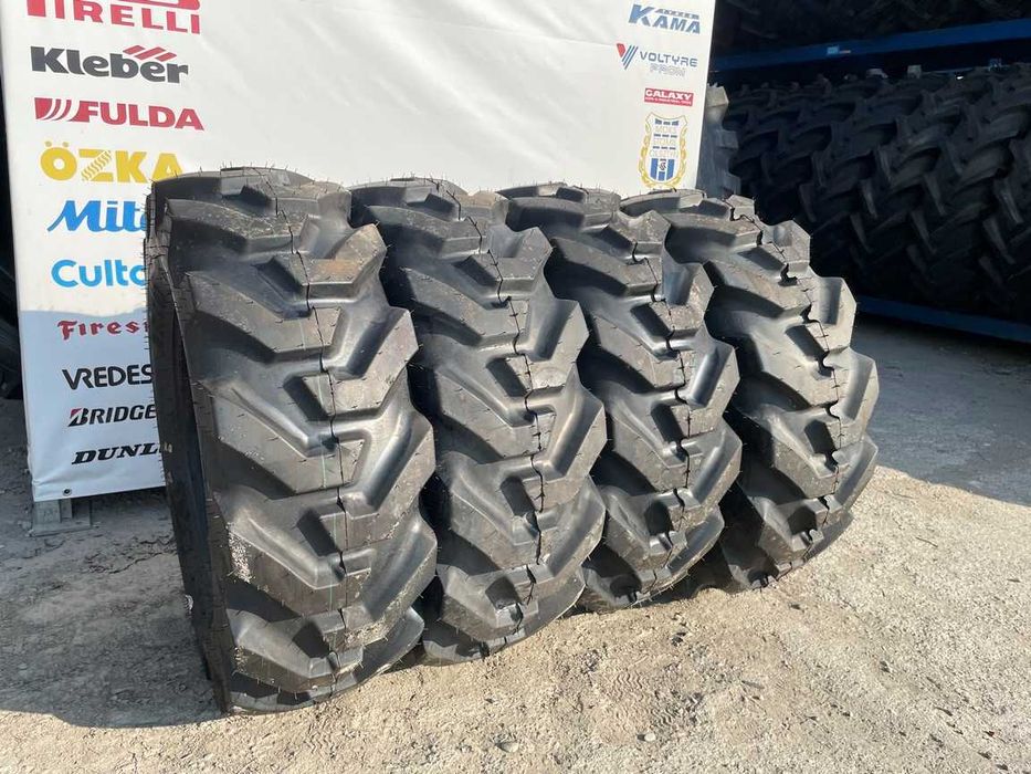 12.5/80-18 cu 12 pliuri cauciucuri noi industriale marca BKT pt buldo