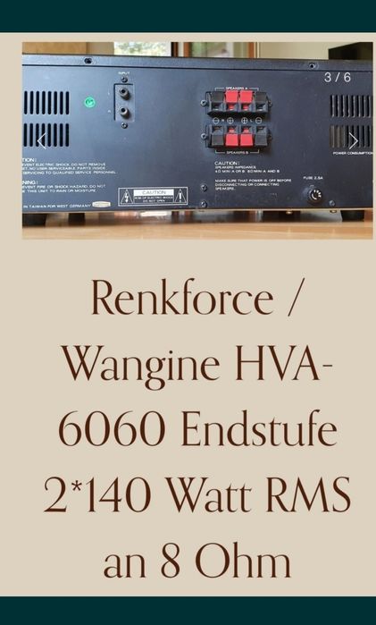Renkforce hva-6060 putere