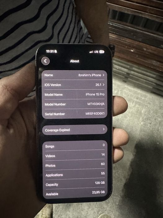 Iphone 15 pro 128 GB