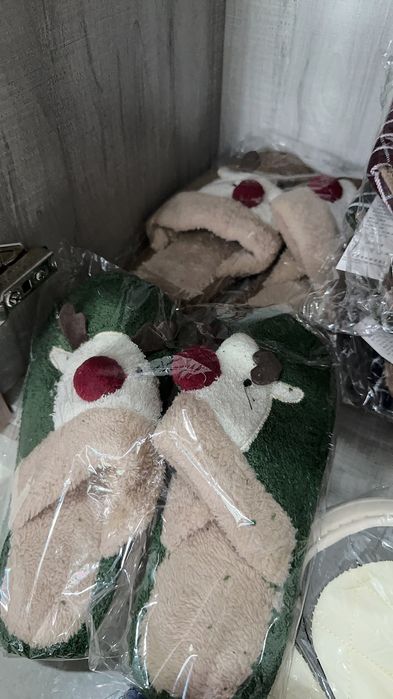 Новогодние домашние тапочки