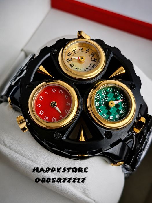 INVICTA Cerberus Black 47 mm, Инвикта нов мъжки часовник