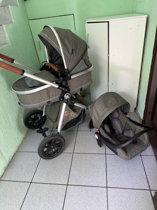 2в1 коляска + автокресло, отличное состояние
