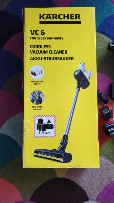 Aspirator vertical fără cablu Kärcher VC6 Cordless OurFamily