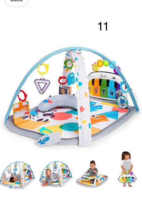 Бебешка активна гимнастика Baby Einstein 4-in-1 Kickin’ Tunes Play Mat