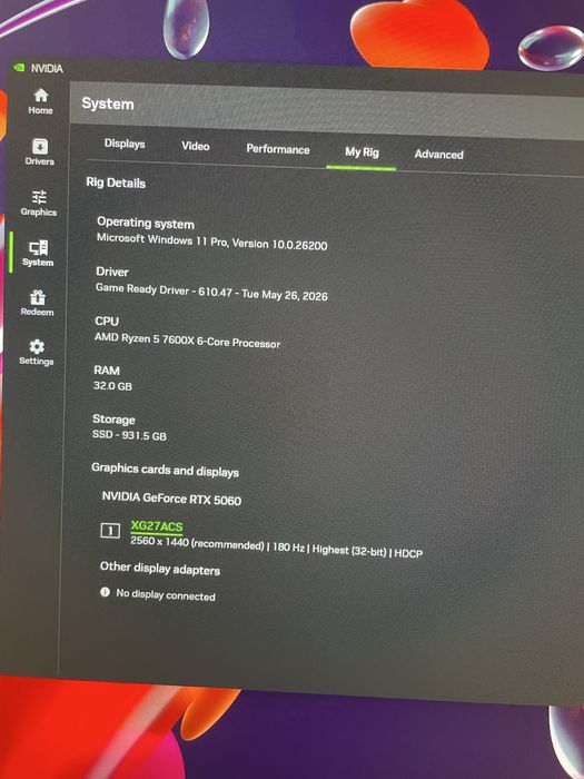 PC Gaming Ryzen 5 7600X / RTX 5060 / 32GB DDR5