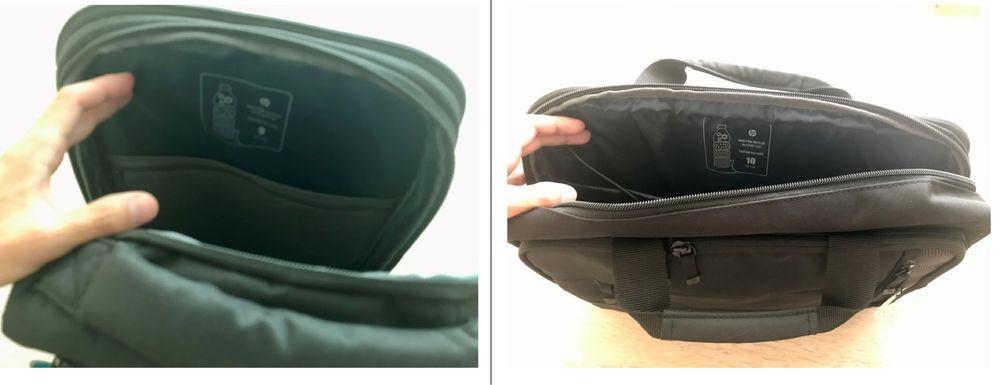 Set geanta si rucsac laptop HP Renew Exec