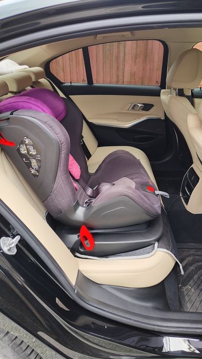 Scaun auto Avionaut Glider Softy Negru/Roz