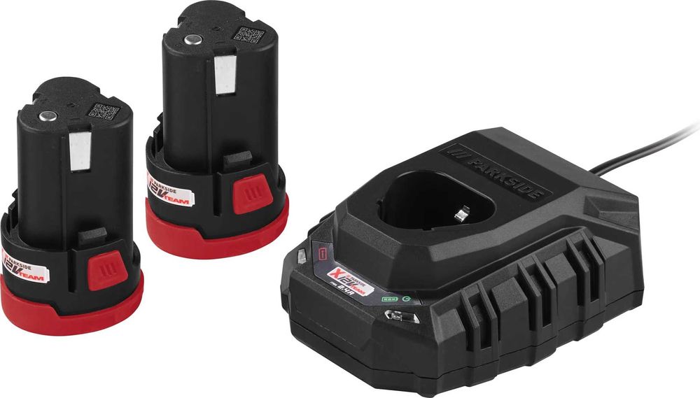 Нов СЕТ безчетков Винтоверт и Импакт 12V Parkside Performance 2 батери