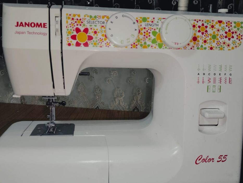 janome collor 55 швейная машина