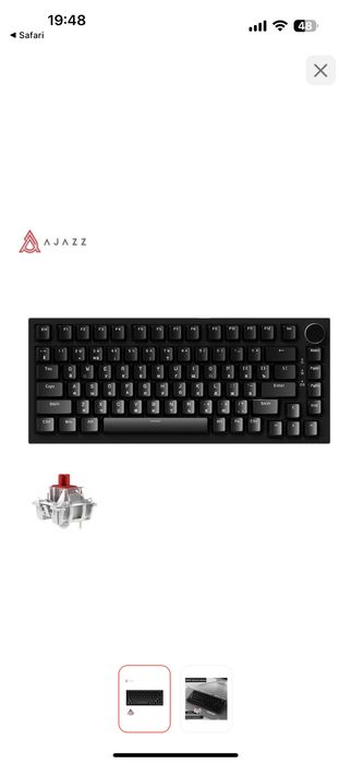 Клавиатура Ajazz Ak820 black